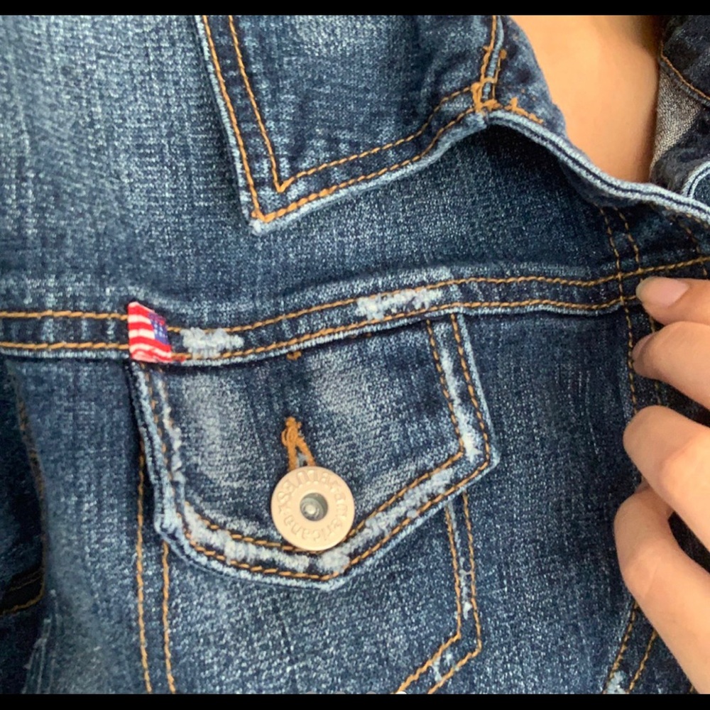 Cropped denim jacket - Picture 4 of 4